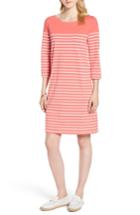 Women's 1901 Stripe Cotton Knit Shift Dress - Coral