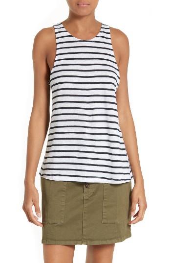 Women's Frame Linen Army Tank