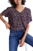 Women's Madewell Rhyme Garden Party Top, Size - Blue