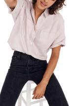 Women's Rag & Bone Leyton Military Shirt, Size - Black