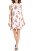 Women's As You Wish Print Pleated Shift Dress - Ivory