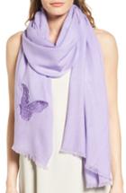 Women's Badgley Mischka Butterfly Wrap, Size - Purple