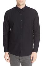 Men's Tavik 'uncle' Oxford Shirt - Black