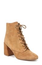 Women's Vince Halle Flare Heel Bootie M - Brown