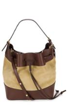 Loewe Midnight Leather & Suede Bucket Bag -