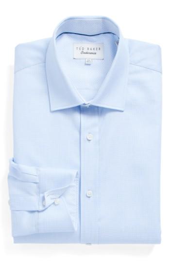 Men's Ted Baker London Brasser Trim Fit Solid Dress Shirt