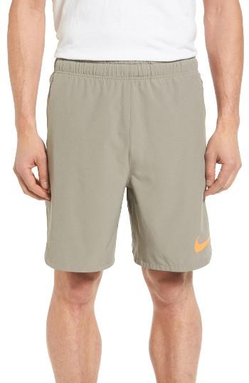 Men's Nike Flex Training Shorts, Size - Grey