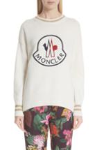 Women's Moncler Logo Sweater - White