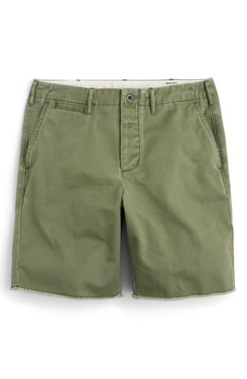 Men's J.crew Distressed Officer's Shorts - Beige