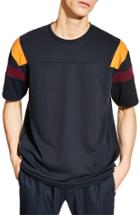 Men's Topman Oversize Panel T-shirt - Blue