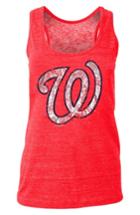 Women's New Era Cap Mlb Racerback Triblend Tank, Size - Red