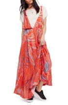 Women's Free People A Thousand Kisses Maxi Dress - Red