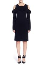 Women's Catherine Catherine Malandrino Brigid Cold Shoulder Ruffle Dress