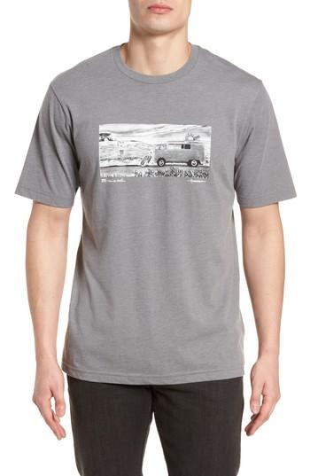 Men's Travis Mathew The Bus Stop Graphic T-shirt - Grey