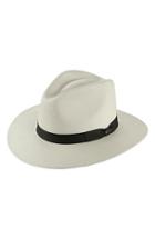 Men's Scala Straw Safari Hat - White
