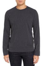 Men's James Perse Long Raglan Sleeve T-shirt (xl) - Grey