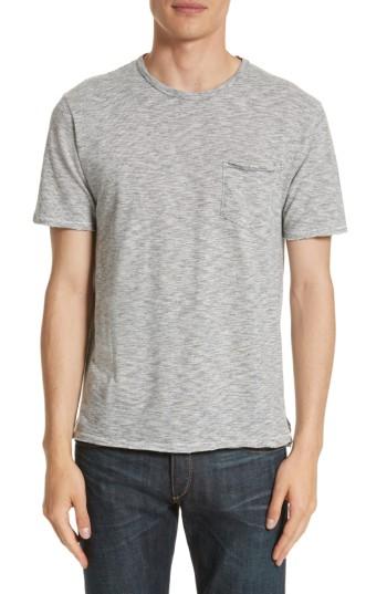 Men's Rag & Bone Owen Pocket T-shirt, Size - Blue