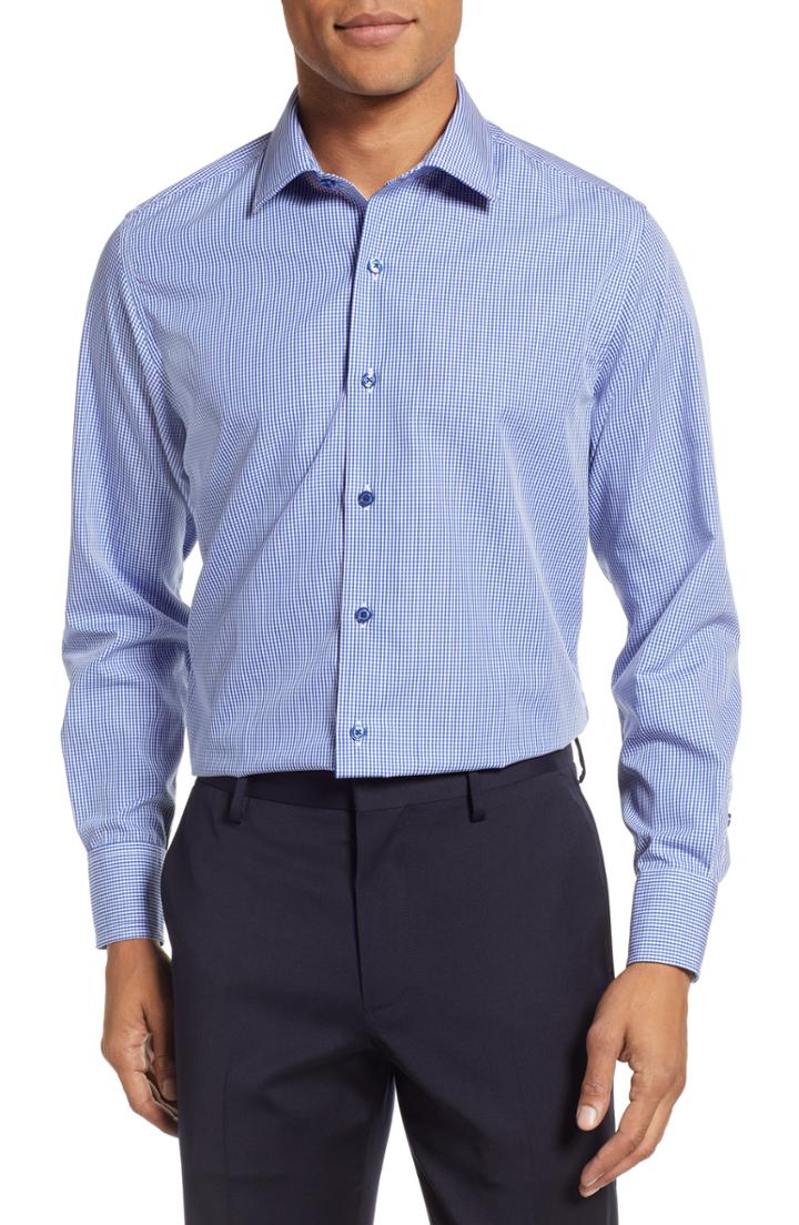 Men's Stantt Classic Fit Check Dress Shirt