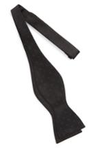 Men's Calibrate Diamond Grid Silk Bow Tie