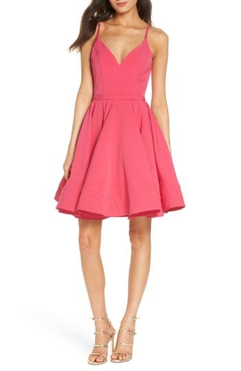 Women's Mac Duggal Fit & Flare Party Dress - Pink
