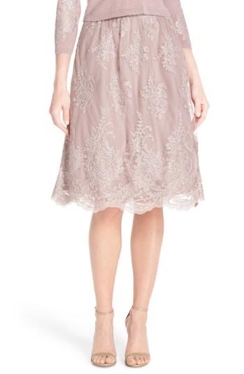 Women's Jenny Yoo 'arianna' Lace Skirt - Purple