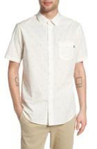 Men's Obey Zeke Print Woven Shirt - Ivory