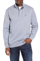 Men's Travis Mathew Hideaway Quarter Zip Pullover - Grey