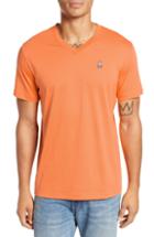 Men's Psycho Bunny V-neck T-shirt (xxl) - Orange