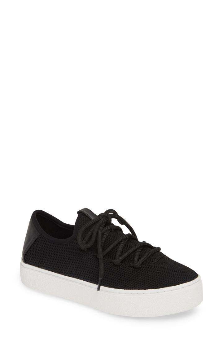 Women's Bp Lace-up Sneaker M - Black