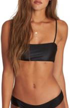 Women's Billabong Love Bound Bandeau Bikini Top - Black