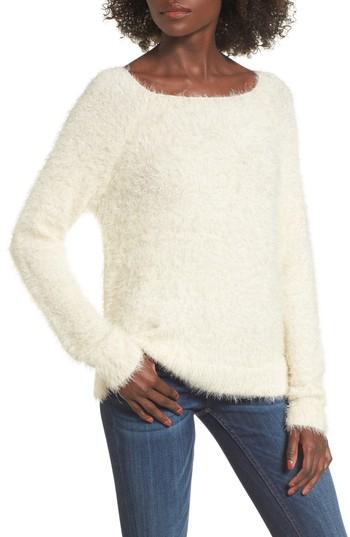 Women's Love By Design Eyelash Sweater - Ivory