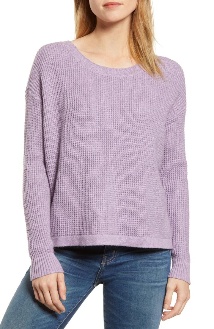 Women's 1.state V-back Lace-up Sweater