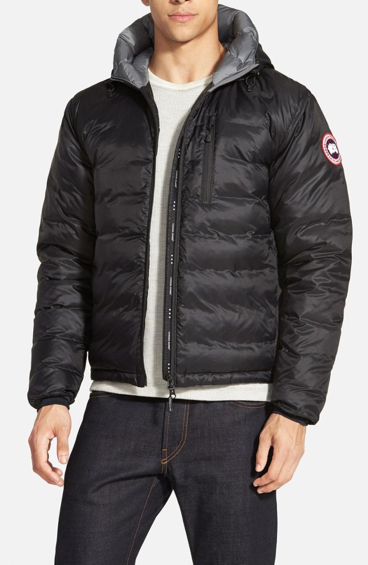 Men's Canada Goose 'lodge' Slim Fit Packable Jacket - Black