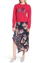 Women's Lewit Floral Embroidered Cashmere Blend Sweater - Pink