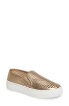 Women's Steve Madden Gills Perforated Slip-on Sneaker M - Metallic