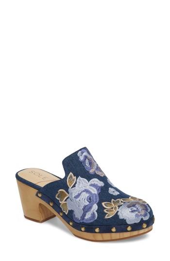 Women's Sole Society Madelina Clog M - Blue