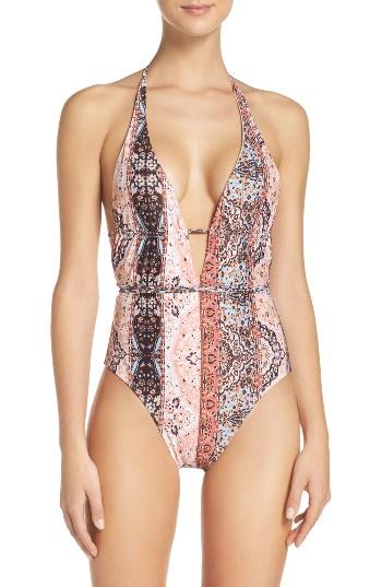 Women's L Space Pamela Halter One-piece Swimsuit
