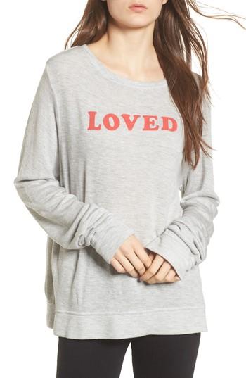 Women's Wildfox Loved Sweatshirt - Grey