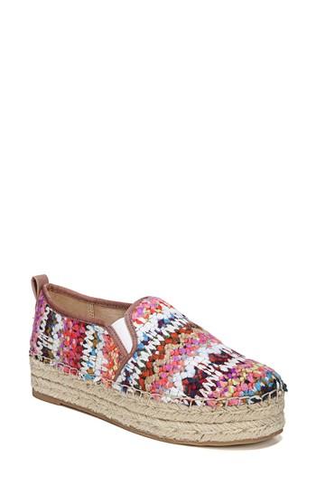 Women's Sam Edelman 'carrin' Espadrille Flat M - White