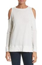 Women's Alice + Olivia Landon Cold Shoulder Pullover - White