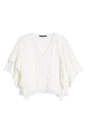 Women's Kas New York Candace Lace Blouse - White