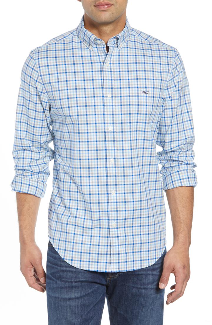 Men's Vineyard Vines Pondview Fit Check Sport Shirt