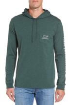 Men's Vineyard Vines Long Sleeve Hooded T-shirt - Green