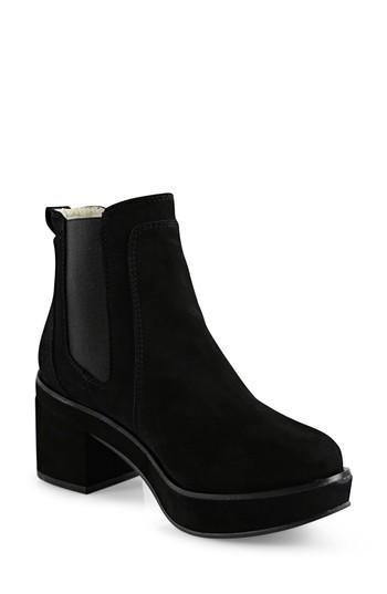 Women's Klik Darli Platform Chelsea Boot M - Black