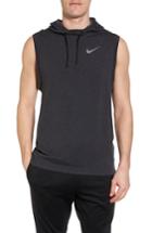 Men's Nike Dry Training Day Sleeveless Hoodie - Black