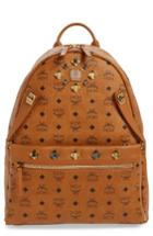 Men's Mcm Medium Dual Stark Backpack - Brown