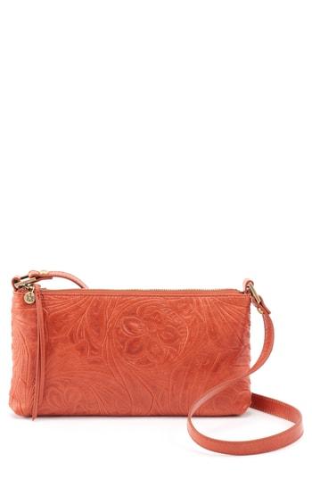 Hobo Riff Leather Crossbody Bag - Red