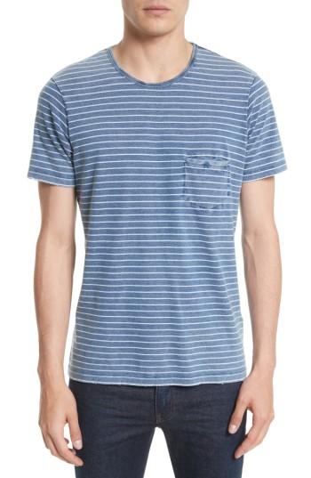 Men's The Kooples Stripe T-shirt - Blue