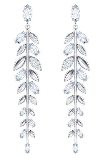Women's Swarovski Mayfly Long Linear Earrings