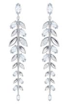 Women's Swarovski Mayfly Long Linear Earrings